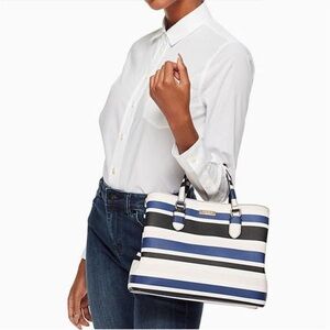 Kate Spade Evangelie Laurel Way printed Cruise Stripe Bag